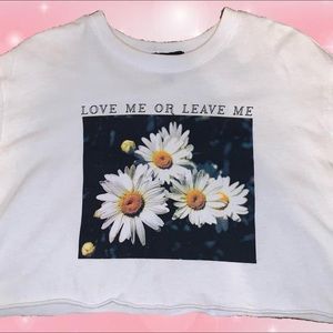 Forever 21 White Crop-Top